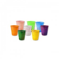 Vasos de Plástico 200 cc de colores PP